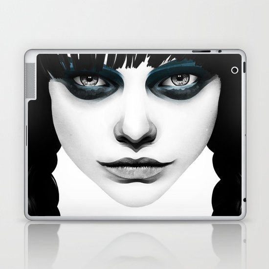 Wakeful Warrior - In Blue Laptop & iPad Skin