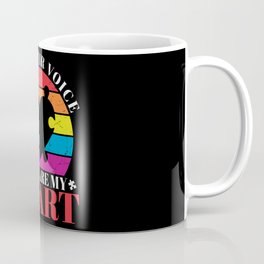 I Am Their Voice They Are My Heart Autism Mug