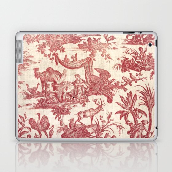 Antique 19th Century Exotic Animals French Tapestry Laptop & iPad Skin
