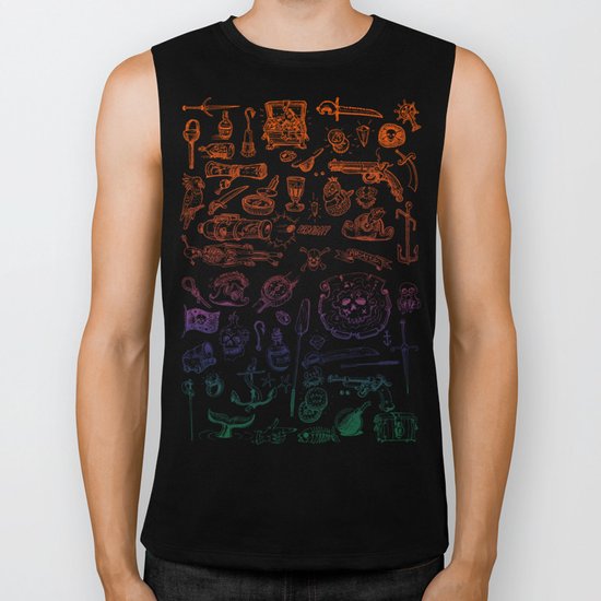 all hands on deck Biker Tank