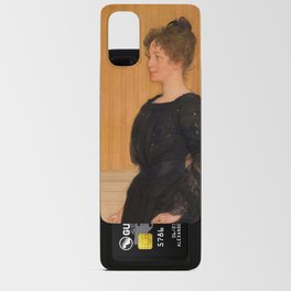 Portrait of Mrs. Signe Thiel by Carl Larsson Android Card Case