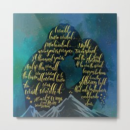 The wait was worth it. A Court of Wings and Ruin (ACOWAR). Metal Print | Fandom, Fanart, Yalit, Ya, Rhysand, Acowar, Bookquote, Quote, Watercolor, Feyre 