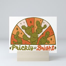 Prickly and Bright Mini Art Print