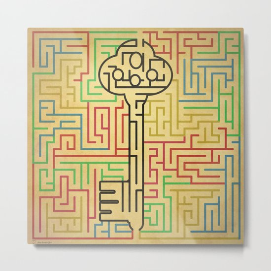 maze Metal Print