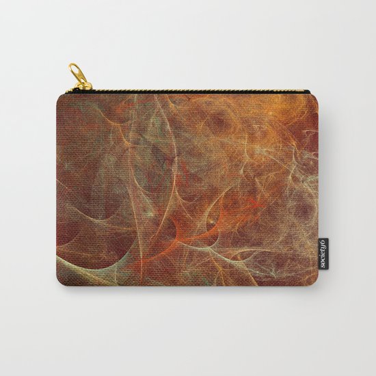 Abstract texture in autumn tones Carry-All Pouch