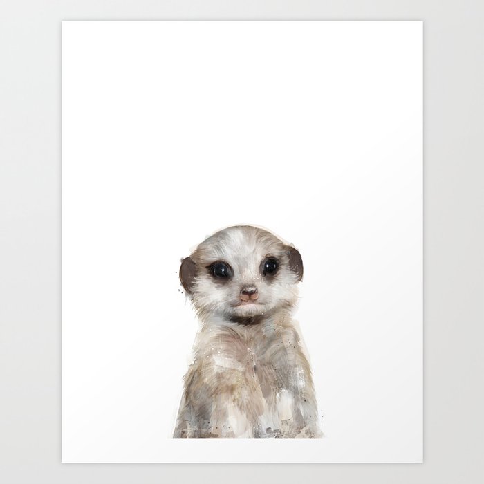 Discover the motif LITTLE MEERKAT by Amy Hamilton as a print at TOPPOSTER