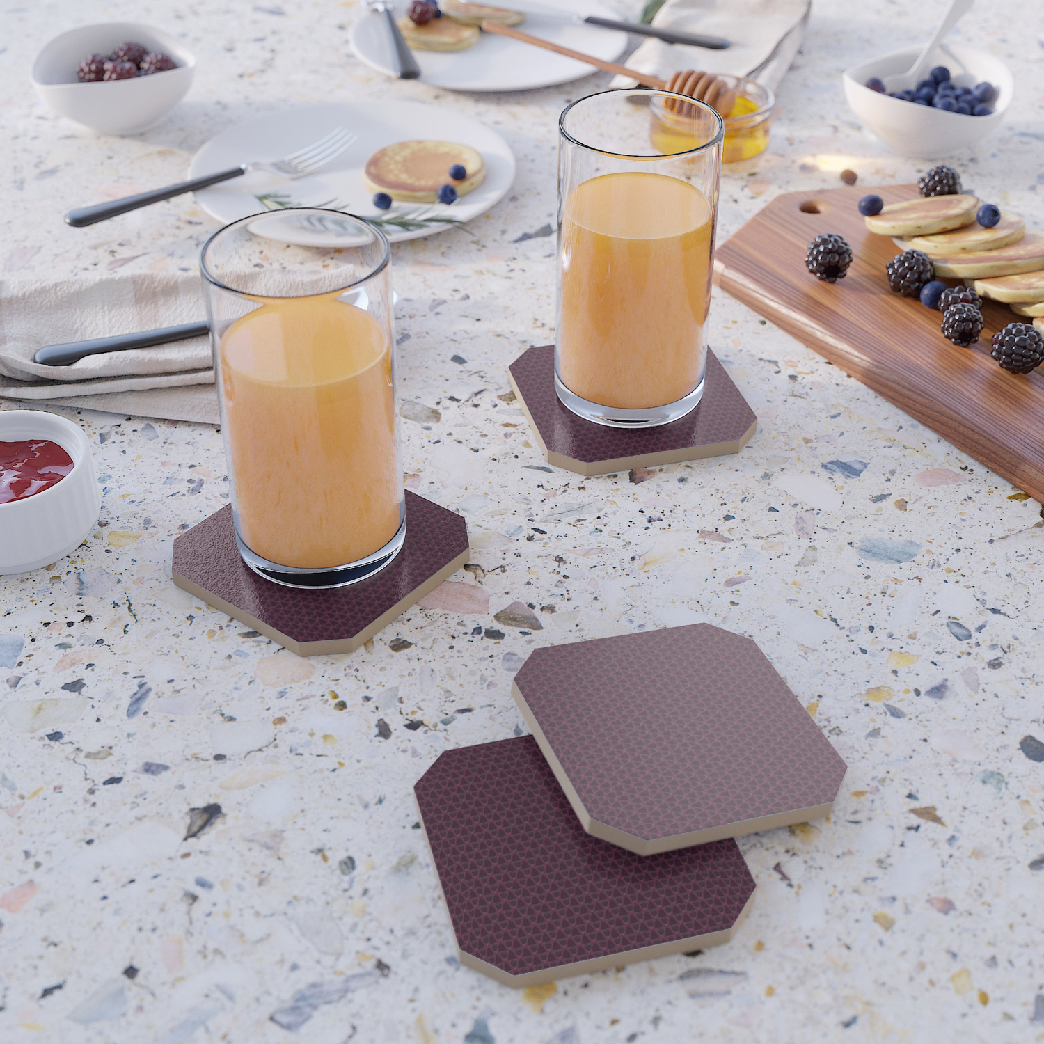 menstrual cup coaster