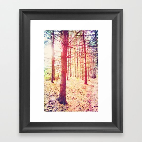 Fantasy in the Pines Framed Art Print