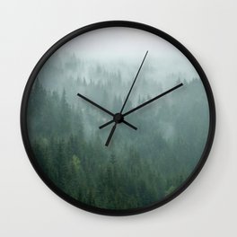 Deep forest Wall Clock
