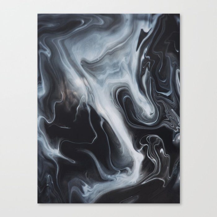 Gravity I - Abstract Marble Canvas Print