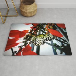 Rice Paper Butterfly Rug