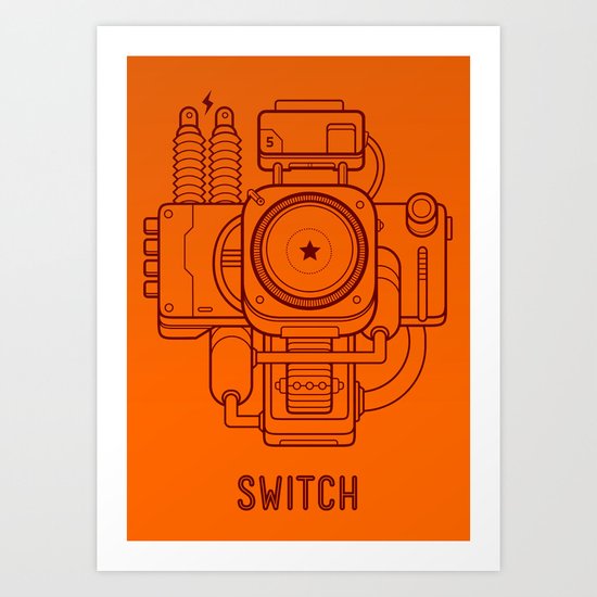 Switch Art Print