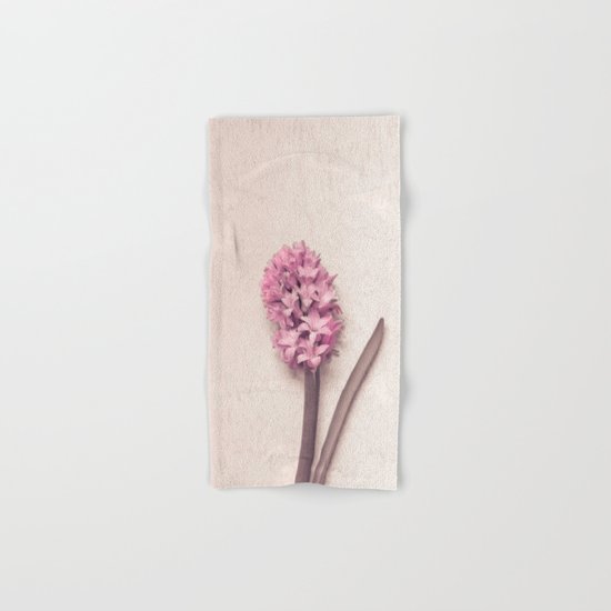 Pink Hyacinth Hand & Bath Towel