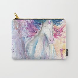 Unicorn Watercolor Art Carry-All Pouch