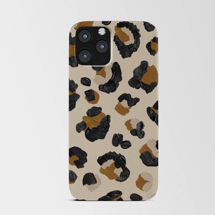 Leopard Print – Neutral Gold Light Palette iPhone Card Case