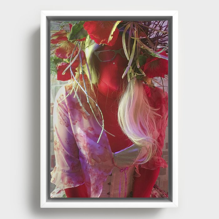 Red Queen Framed Canvas