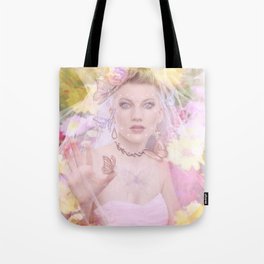 Rose in the magic forest Tote Bag