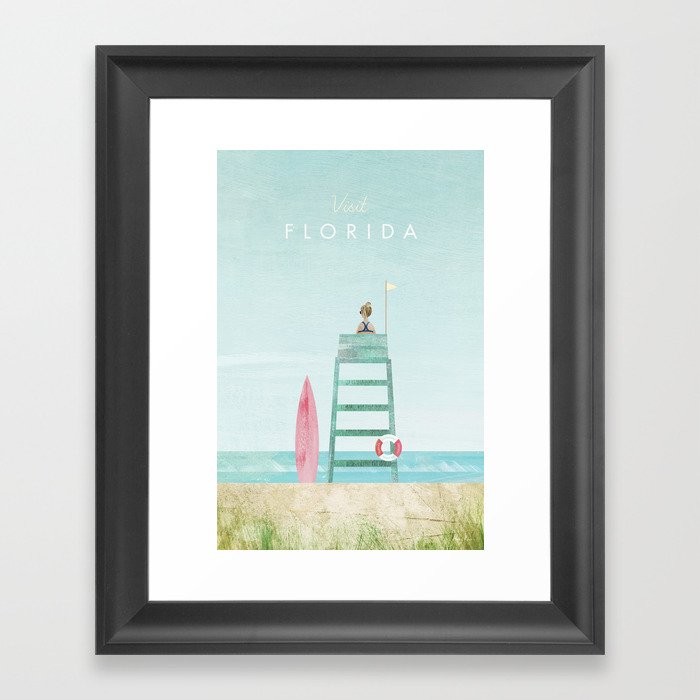 Florida Framed Art Print