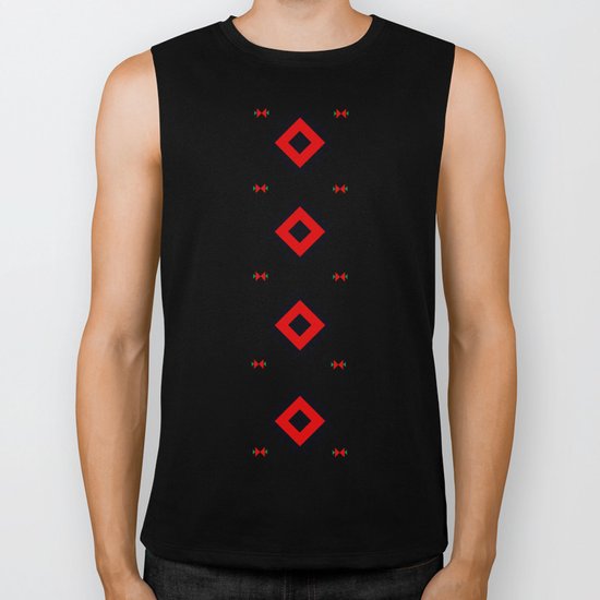 Romanian Pattern Biker Tank
