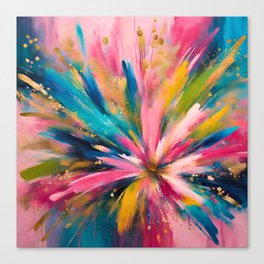 Bloom with flowers  Canvas Print