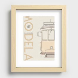 Trams of the world - Lisbon Recessed Framed Print
