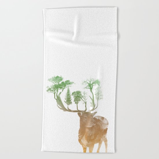 Oh Deer Beach Towel