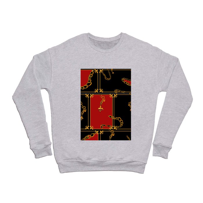 Unchained: Gold, Black + Red Crewneck Sweatshirt