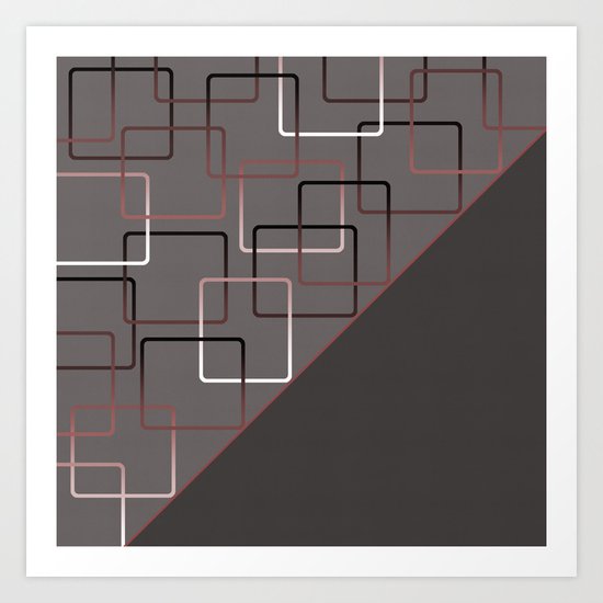 ABSTRACT GEOMETRIC Art Print