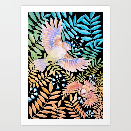 Tropical Bird Art Print