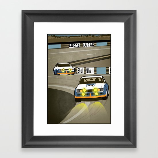 Capri at Le Mans Framed Art Print