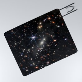 James Webb's First Deep Field (James Webb/JWST) — space poster Picnic Blanket
