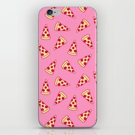 Pink Pizza Pattern iPhone Skin