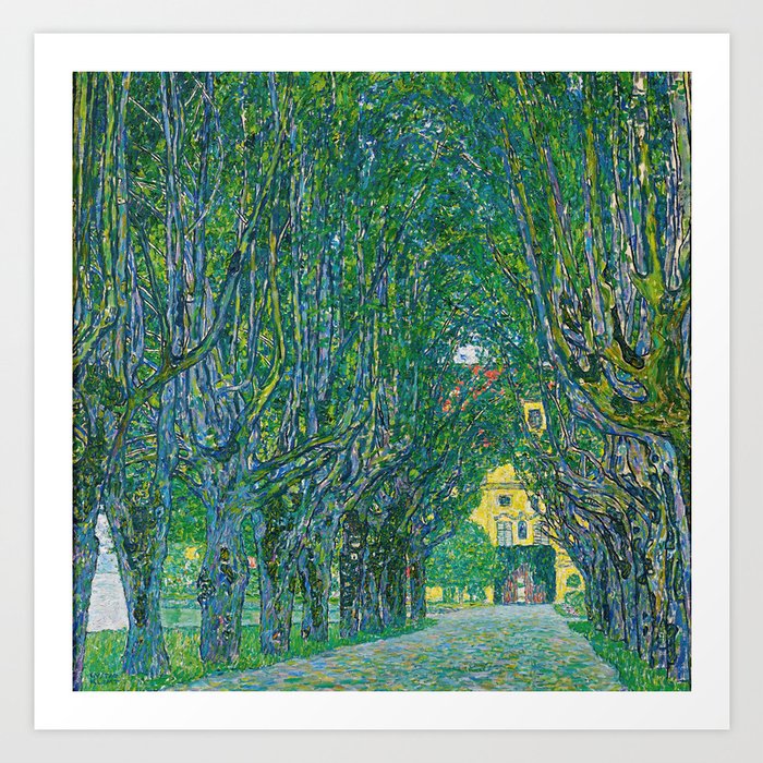 Gustav Klimt - Avenue in the Park of Schloss Kammer Art Print