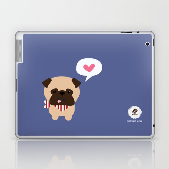 Pancho the Pug Laptop & iPad Skin