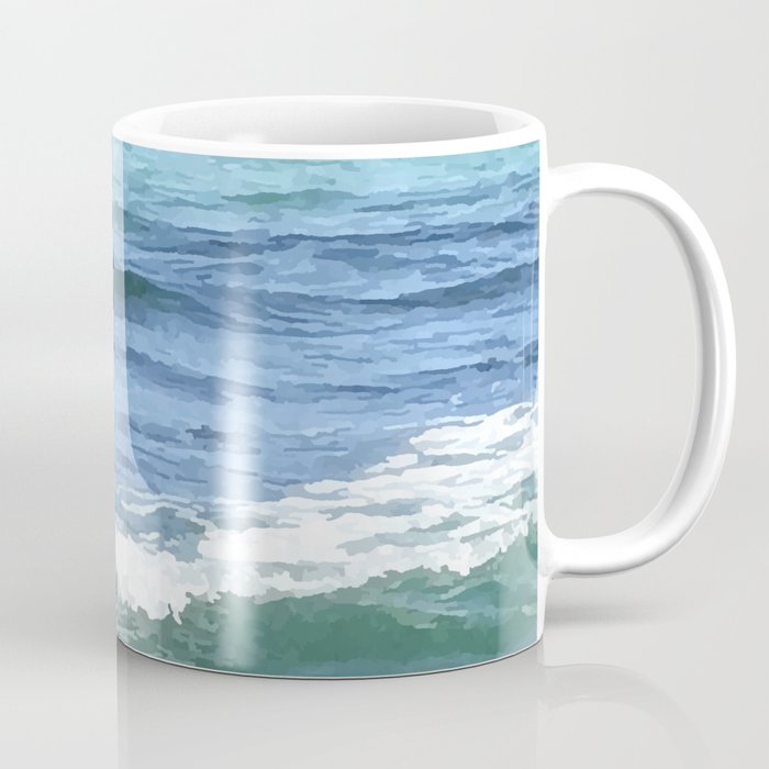 Gradient Sea Colors Coffee Mug by PrintedDreams | Society6