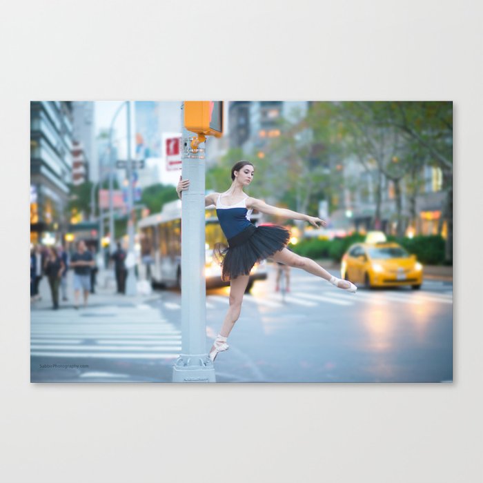 New York City Ballerina Canvas Print