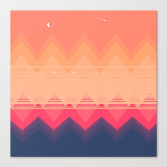 SUNSET Canvas Print