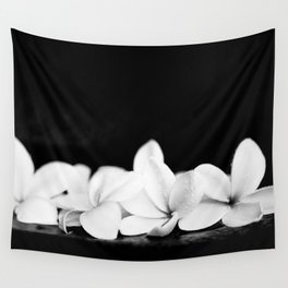 Singapore White Plumeria Flowers the Fragrance of Hawaii Wall Tapestry