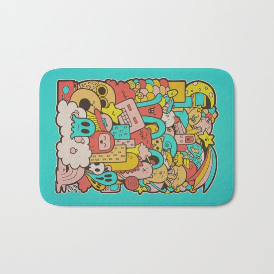 Doodleicious Bath Mat