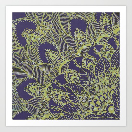 Green Garden Art Print