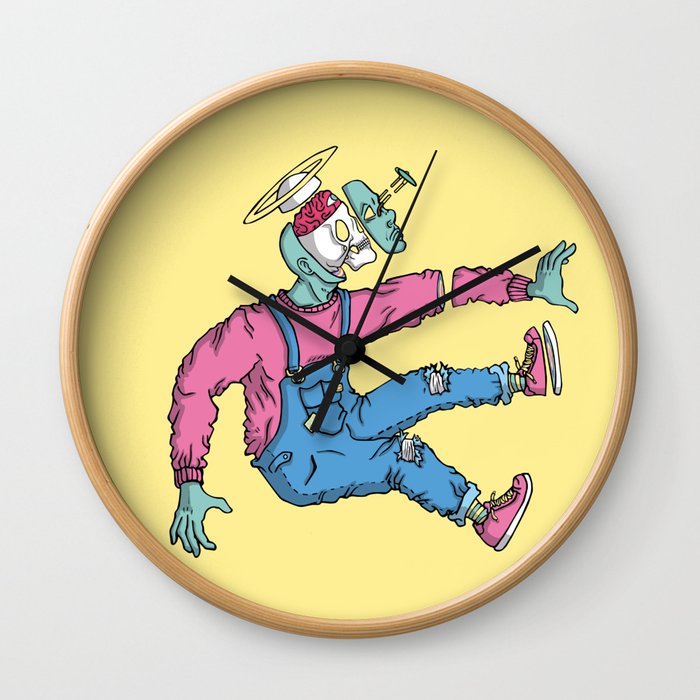 OPEN MINDED: LASER SPACER Wall Clock