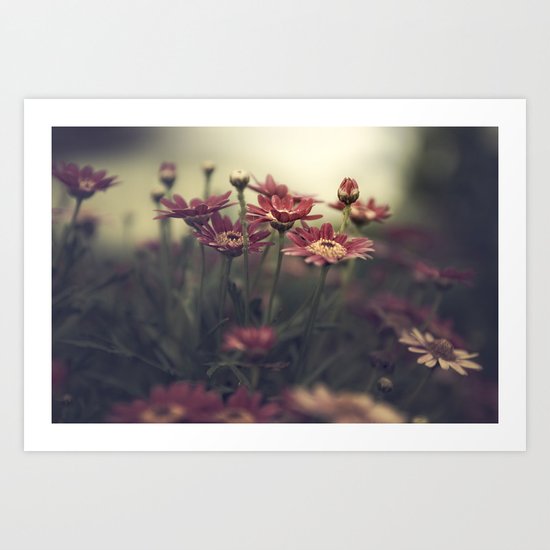 all flowers in time Art Print