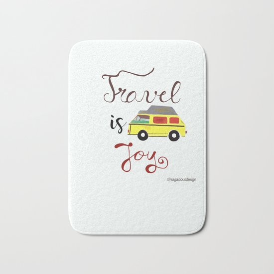 Travel is joy Bath Mat