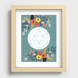 Sacred Geometry 3 Recessed Framed Print