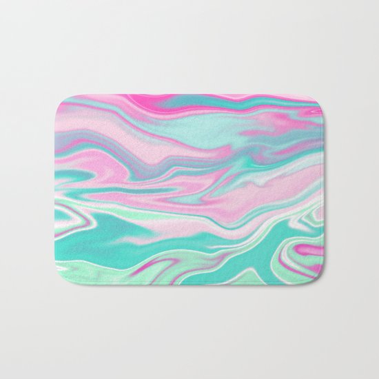 Iridescent Marble 08 Bath Mat