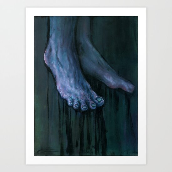 WEIGHTING Art Print