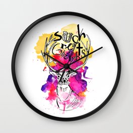 Such Great Heights Wall Clock