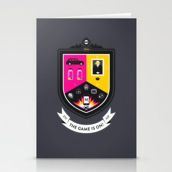 The Game is On! - grey version Stationery Cards