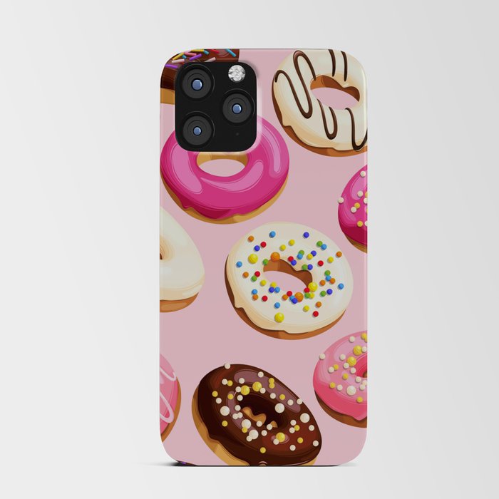 Doughnuts Confectionery Pink Chocolate iPhone Card Case
