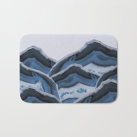 Agate Blue Mountains Bath Mat